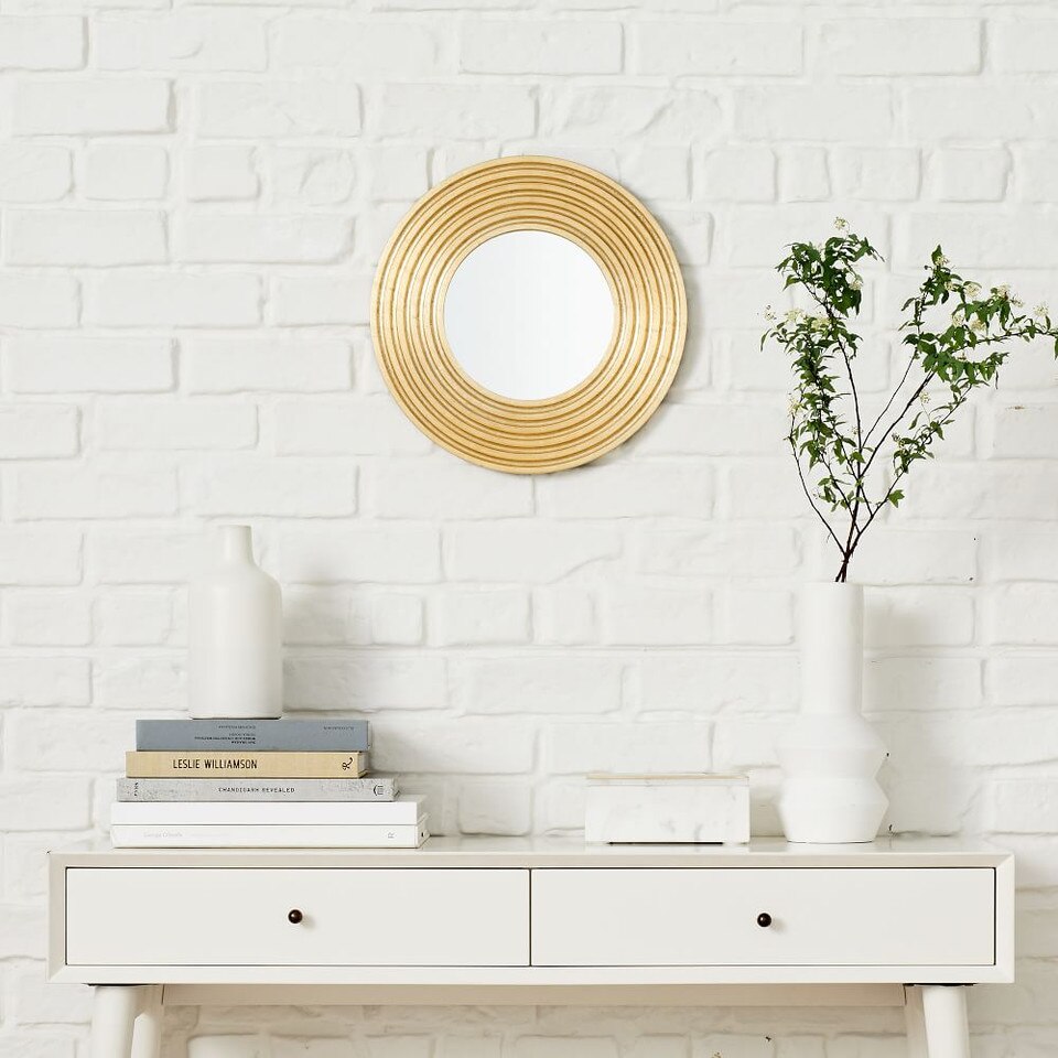 Round Bangles Mirrors Small West Elm UK